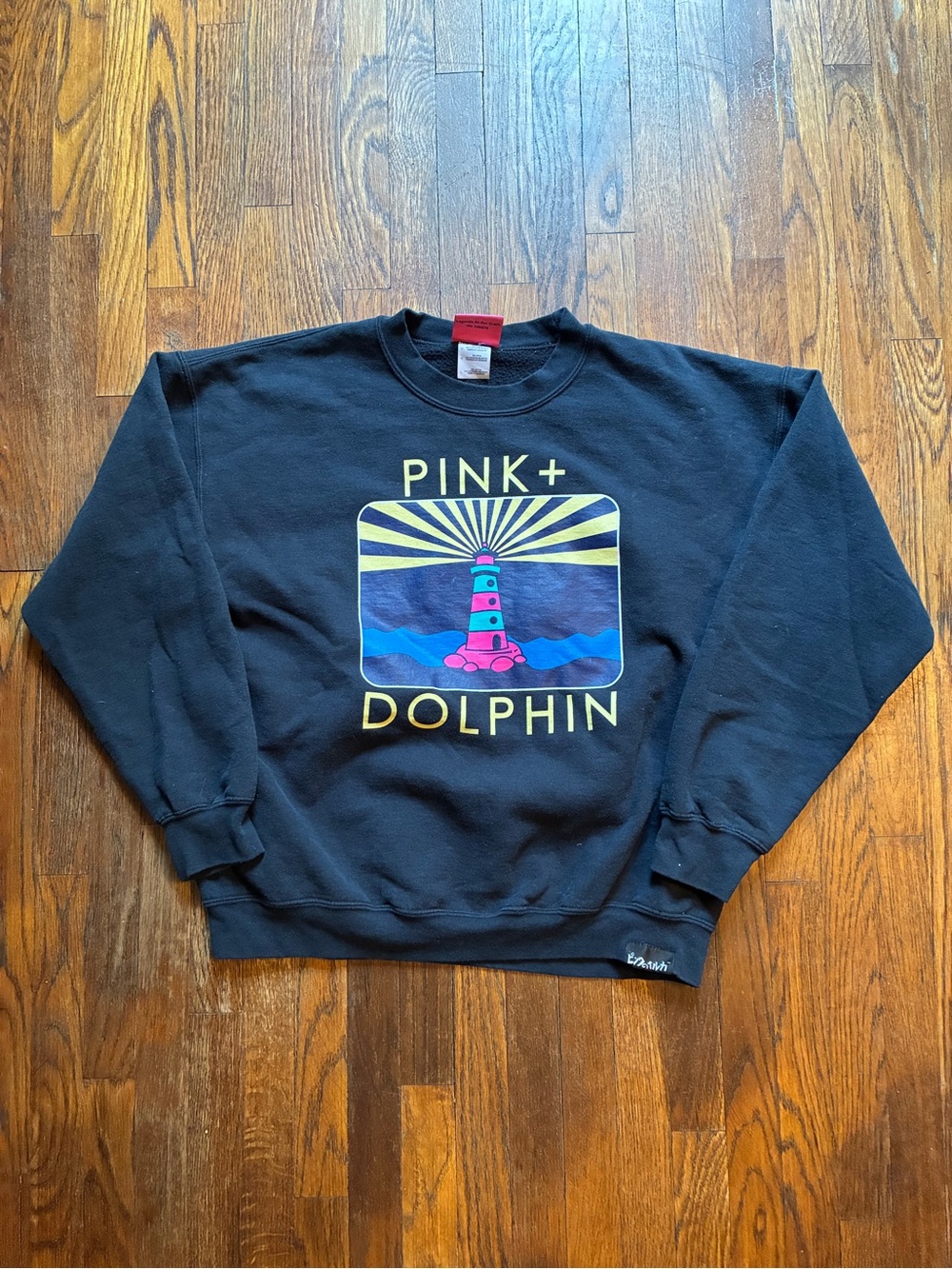 Pink dolphin sweatshirt size large
